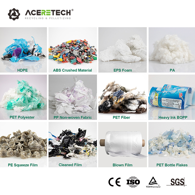 Machine de recyclage d'équipement de production pour le plastique en palettes